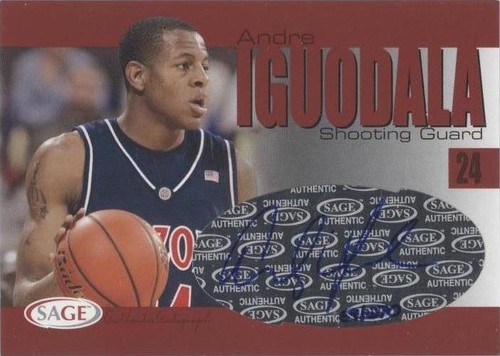 2004-05 Sage Autographed Basketball - Andre Iguodala #A16
