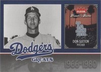 2006 Fleer Greats of the Game - Don Sutton #LAD-DS
