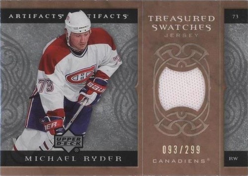 2007-08 Upper Deck Artifacts - Michael Ryder #TS-RY