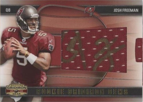 2009 Donruss Gridiron Gear Josh Freeman #226