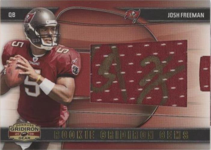 2009 Donruss Gridiron Gear Josh Freeman #226