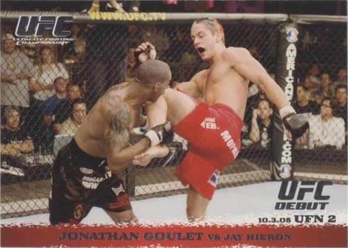2009 Topps UFC Round 1 - Jay Hieron Jonathan Goulet #35