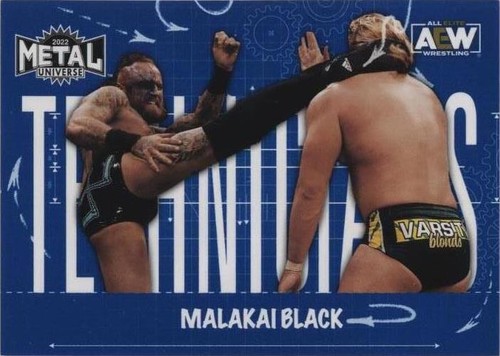 2022 Skybox Metal Universe AEW All Elite Wrestling - Malakai Black #TN-24