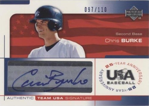 2004 Upper Deck USA Baseball 25-Year Anniversary - Chris Burke #BURK
