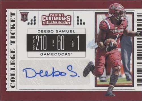 2019 Panini Contenders Draft Picks Deebo Samuel #131