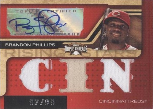 2008 Topps Triple Threads - Brandon Phillips #205
