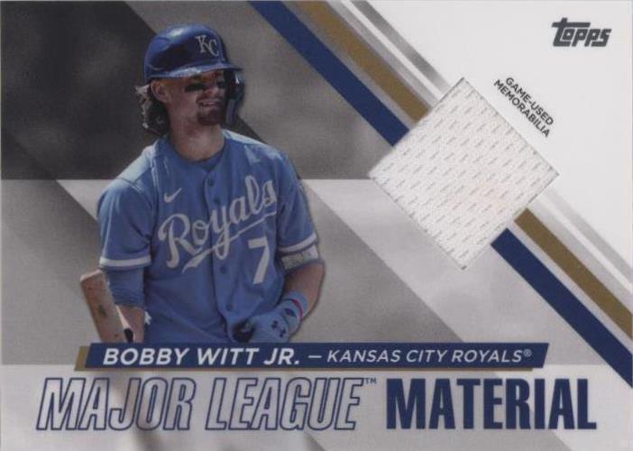2024 Topps Series 1 - Major League Material Bobby Witt Jr 2024 Topps Series 1 - Major League Material Bobby Witt Jr