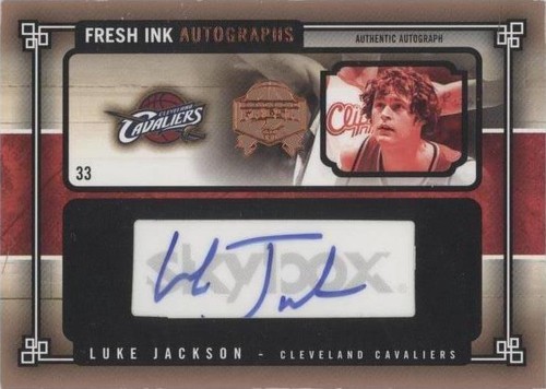 2004-05 Skybox Fresh Ink - Luke Jackson #FIA-LJ