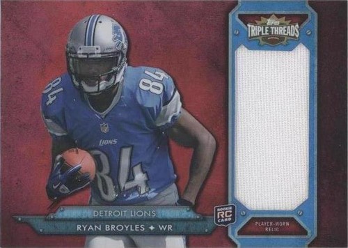 2012 Topps Triple Threads Ryan Broyles #TTRJR-50