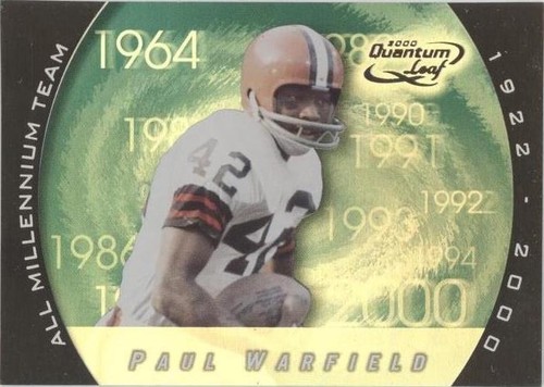 2000 Quantum Leaf Paul Warfield #AMT-PW