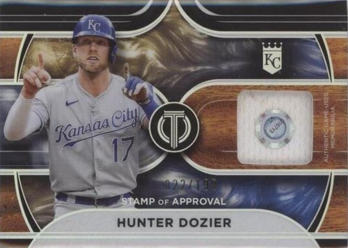 2022 Topps Tribute - Hunter Dozier #SOA-HD