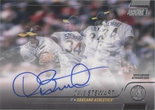 2022 Topps Stadium Club - Dave Stewart #SCBA-DS