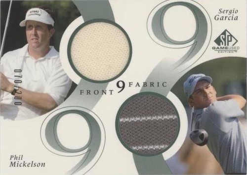 2002 SP Game Used Edition - Phil Mickelson Sergio Garcia #F9D-F9D-MG