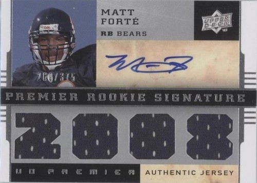2008 UD Premier Matt Forte #128