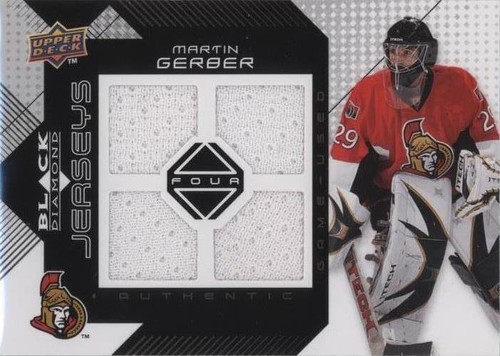 2008-09 Upper Deck Black Diamond - Martin Gerber #BDJ-GE