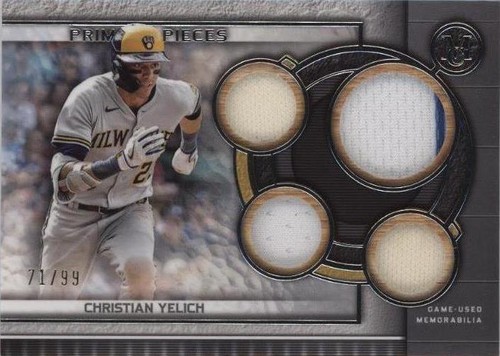 2023 Topps Museum Collection - Christian Yelich #SPPPQR-CY