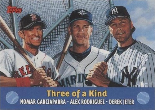 2000 Topps - Alex Rodriguez Derek Jeter Nomar Garciaparra #TC5