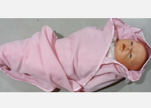 Berenguer La Newborn Baby Doll 13” Realistic Detailed with Pink Blanket