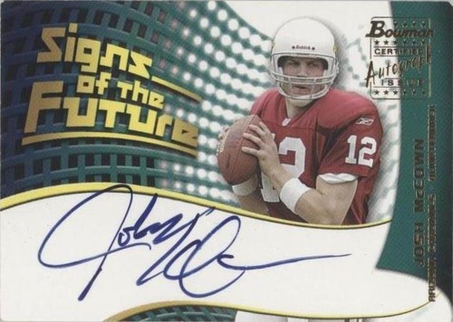 2002 Bowman Josh McCown #SF-JM