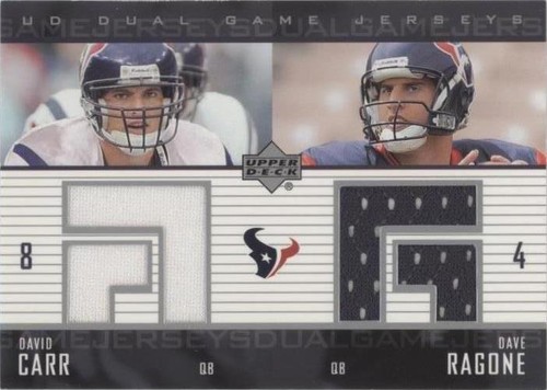 2003 Upper Deck Dave Ragone David Carr #DGJ-CR