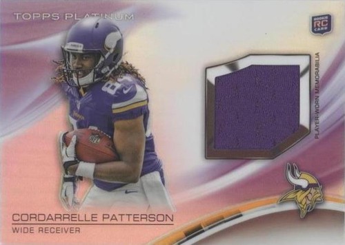 2013 Topps Platinum Cordarrelle Patterson #PRR-CP