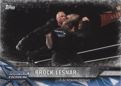 2017 Topps WWE Road to Wrestlemania - Brock Lesnar #24