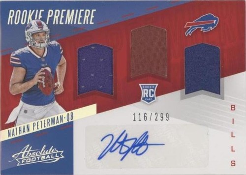 2017 Panini Absolute Nathan Peterman #234