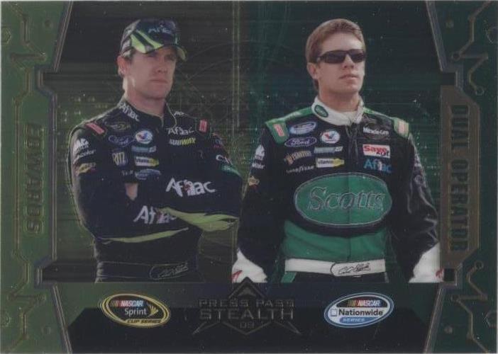 2009 Press Pass Stealth Chrome - Carl Edwards #71
