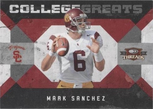 2009 Donruss Threads Mark Sanchez #15