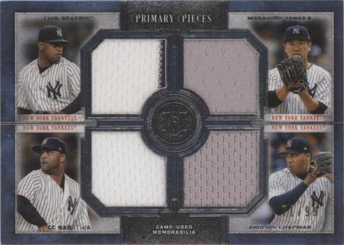2019 Topps Museum Collection - Aroldis Chapman C.C. Sabathia Luis Severino #FPR-STSC