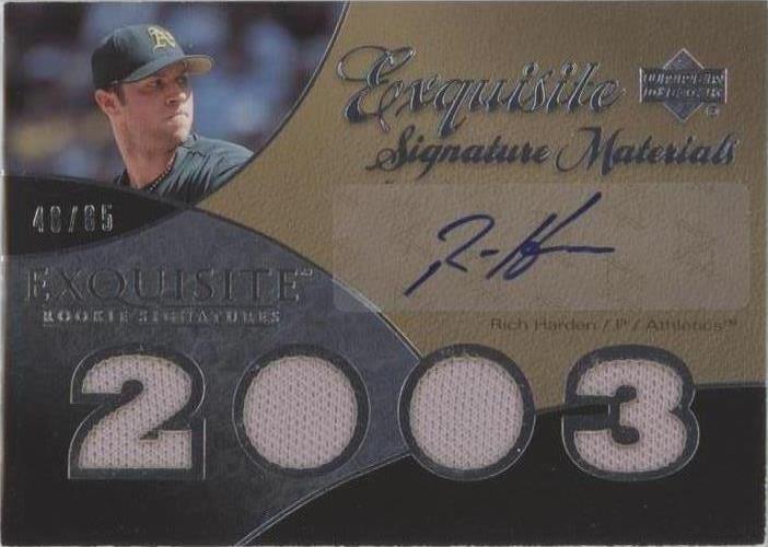 2007 Upper Deck Exquisite Rookie Signatures - Rich Harden #ESM-RH