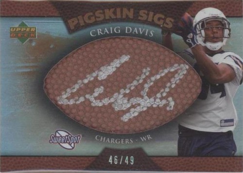 2007 NFL Sweet Spot Craig Davis #SSPS-CD2