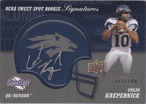 2011 Upper Deck Sweet Spot Colin Kaepernick #RS-CK