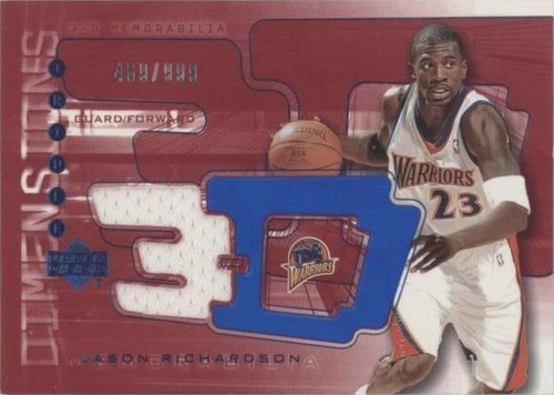 2003-04 Upper Deck Triple Dimensions - Jason Richardson #3DW3