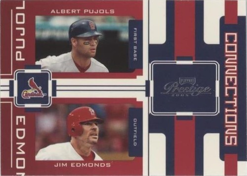 2005 Playoff Prestige - Albert Pujols Jim Edmonds #C-8