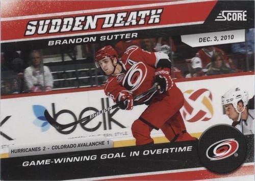 2011-12 Score - Brandon Sutter #14