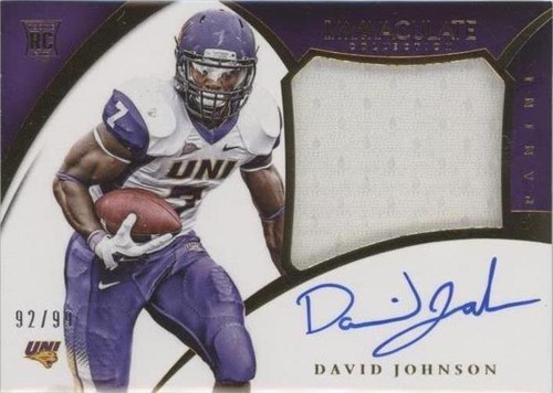 2015 Panini Immaculate Collection Collegiate David Johnson #313