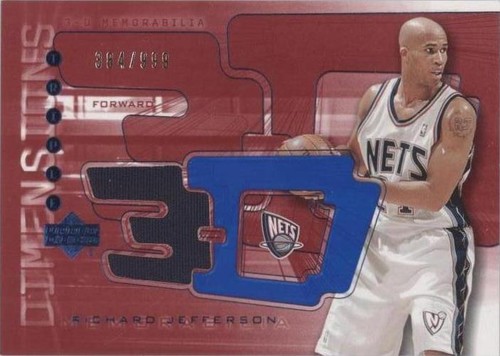 2003-04 Upper Deck Triple Dimensions - Richard Jefferson #3DW7