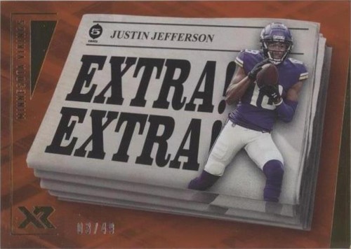 2021 Panini XR Justin Jefferson #EXT15