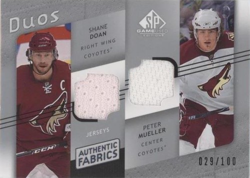 2008-09 SP Game Used Edition - Peter Mueller Shane Doan #AF2-SM
