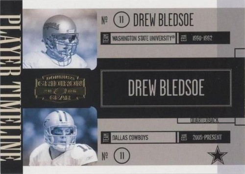 2006 Donruss Gridiron Gear Drew Bledsoe #PT-6