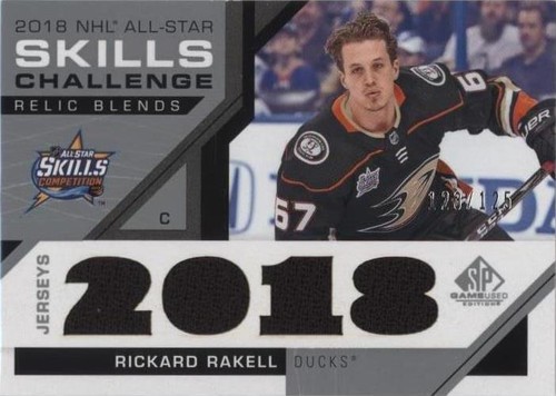 2018-19 Upper Deck SP Game Used - Rickard Rakell #ASRB-RR