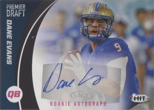 2017 Sage Hit Dane Evans #A13