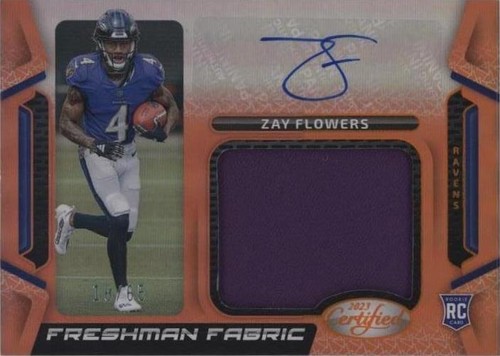 2023 Certified Football Zay Flowers Rookie New Generation Patch