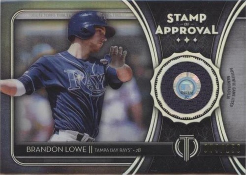 2020 Topps Tribute - Brandon Lowe #SOA-BL
