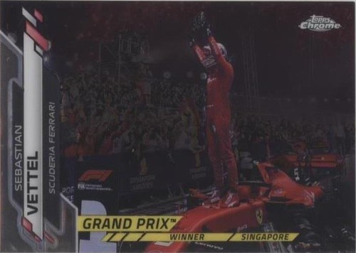 2020 Topps Chrome Sapphire Formula 1 F1 Sebastian Vettel