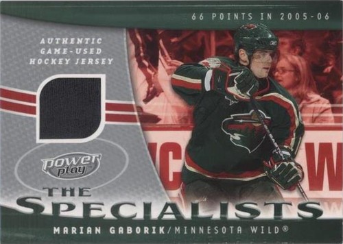 2006-07 Upper Deck Power Play - Marian Gaborik #S-MG