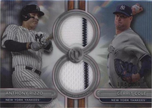 2024 Topps Tribute - Anthony Rizzo Gerrit Cole #DR2-RC