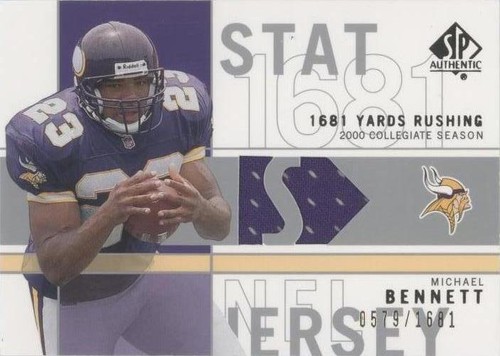 2001 SP Authentic Michael Bennett #SP-MB
