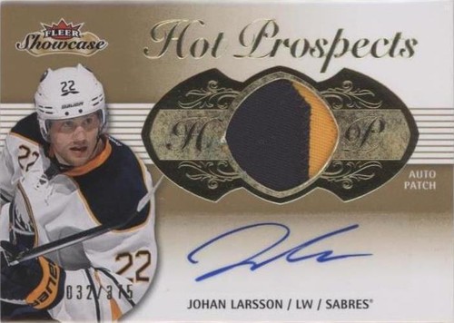 2013-14 Fleer Showcase - Johan Larsson #159